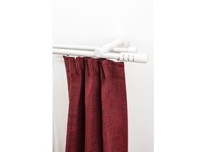 9002777415293 - Gardinenstange GARESA PEMPIA Gardinenstangen Gr L 500 cm Ø 20 mm 2 läufig weiß Kinder Gardinenstangen für VorhanggarniturInnenlaufgarnitur verlängerbar Knopf mAusschnitte