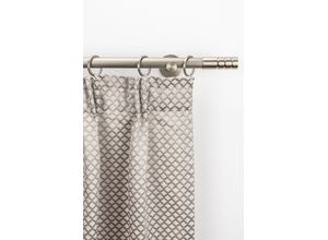 9002777426275 - Gardinenstange GARESA EASY Gardinenstangen Gr B L 64 cm x 410 cm Ø 20 mm 1 St 1 läufig goldfarben (aluminiumfarben nickelfarben) Kinder Gardinenstangen für Vorhanggarnitur verlängerbar Endknopf m Rillen Alu Ringe