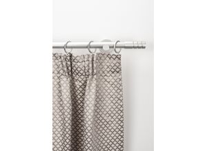 9002777426893 - Gardinenstange GARESA EASY Gardinenstangen Gr B L 64 cm x 520 cm Ø 20 mm 1 St 1 läufig silberfarben Kinder Gardinenstangen für Vorhanggarnitur verlängerbar Endknopf m Rillen Alu Ringe