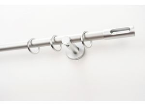 9002777431293 - Gardinenstange GARESA EASY Gardinenstangen Gr B L 65 cm x 330 cm Ø 20 mm 1 St 1 läufig silberfarben Kinder Gardinenstangen für Vorhanggarnitur verlängerbar Endk M Ausschnitt Alu m Ringe