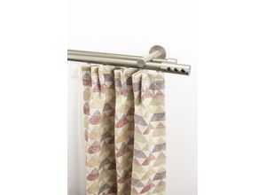 9002777456609 - Gardinenstange GARESA EASY Gardinenstangen Gr B L 67 cm x 140 cm Ø 20 mm 1 St 2 läufig goldfarben (aluminiumfarben nickelfarben) Gardinenstangen nach Maß Vorhanggarnitur verlängerbar Wandmontage Knopf mit 3 Löcher Alu