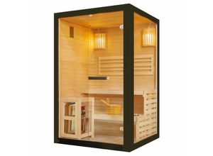 9002827054441 - SANOTECHNIK Sauna PANORAMA BLACK