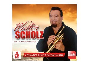 9002986142744 - Walter Scholz - Trompeten-Feuerwerk 4er-CD - Walter Scholz (CD)