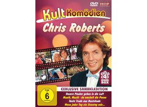 9002986191483 - Kultkomödien mit Chris Roberts (4DVD-Box Unsere Pauker gehen in die Luft   Musik Musik - da wackelt die Penne   Tante Trude aus Buxehude   Wenn jede (DVD)