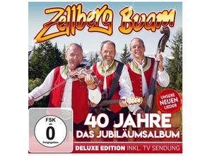 9002986721086 - 40 Jahre-Das Jubiläumsalbum-Deluxe Edition Ink - Zellberg Buam (CD mit DVD)