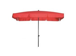 9003034821499 - WATERPROOF III Sonnenschirm wasserdicht & höhenverstellbar 260 x 150cm rot