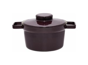 9003064015011 - Riess Topf Aromapot mit Deckel Ø20cm 175 Liter Dark Aubergine Emaille