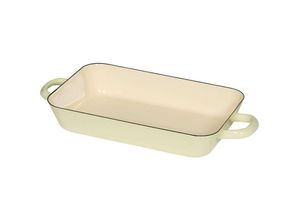 9003064060127 - Riess-kelomat - Riess Bratpfanne 29×18 cm Brat Back Auflaufform Classic Pastell Gelb Emaille