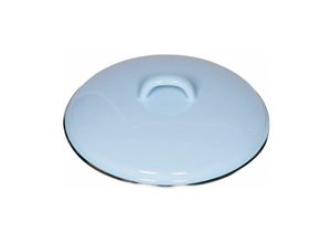 9003064060325 - Riess Deckel mit Chromrand Ø24cm Emaille Classic Pastell blau