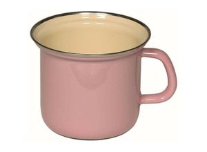 9003064060677 - Riess-kelomat - Riess Topf mit Chromrand Ø12cm 1 Liter h 114cm Classic Pastell-Rosa