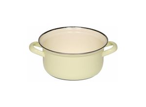 9003064060769 - Riess-kelomat - Riess Classic Pastell Kasserolle mit Chromrand Ø16cm 1 Liter Pastell-gelb Induktion