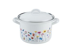 9003064700290 - Riess-kelomat - Riess Country Flora Fleisch- Kochtopf mit Deckel Ø16 cm 15 l Induktion