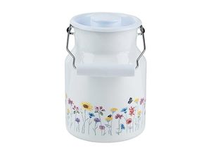 9003064700450 - Riess-kelomat - Riess Milchkanne Flora mit Deckel 15 Liter Emaille