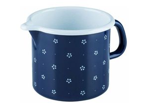 9003064730068 - Riess-kelomat - Riess Schnabeltopf Ø12cm 1 Liter Emaille Country Dirndl Blümchenblau