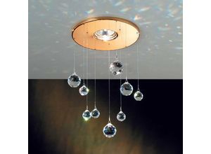 9003090191796 - ORION Einbaulampe Feng Shui mit Swarovski Elements gold