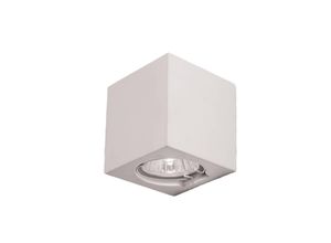 9003090247479 - ORION Wandleuchte Cube aus Keramik Höhe 75cm weiß