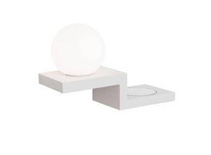 9003090266548 - ORION LED-Wandleuchte Snowball mit induktiver Ladefläche