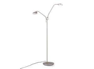 9003090267415 - ORION LED-Stehleuchte Cobra zweiflammig nickel-matt