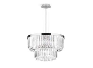 9003090268580 - ORION LED-Pendelleuchte Prism rund Ø 55 cm chrom