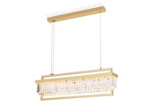 9003090268597 - ORION LED-Pendelleuchte Prism länglich gold