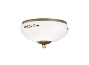 9003090269174 - ORION Deckenlampe Landhaus Patina opal grün Ø 21 cm