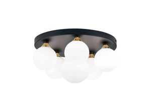 9003090271375 - ORION Deckenlampe Snowwhite Baldachin Ø 36 cm schwarz