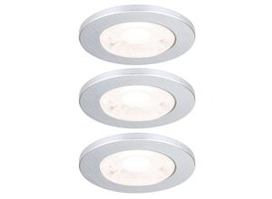 9003090271603 - ORION LED-Möbeleinbaustrahler Artist 3er-Set silber