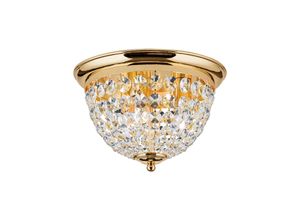 9003090275076 - ORION Deckenleuchte Plafond gold transparent Ø 35 cm