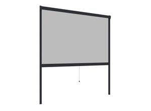 9003117043213 - WINDHAGER Insektenschutz-Rollo PLUS Rollos BxH 100x160 cm Gr 160 cm 100 cm grau (anthrazit) Rollos