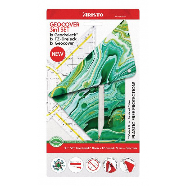 9003182181025 - Geocover 3 in 1 Geo und TZ Dreieck Mystic Green 1 x AR1552 u AR16502 9003182181025 Aristo