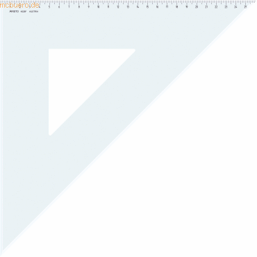 9003182452613 - Dreieck 45 Grad mit Facette Acryl 368mm transparent