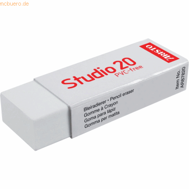 9003182878208 - 20 x Radierer Studio 20 65x23x12mm