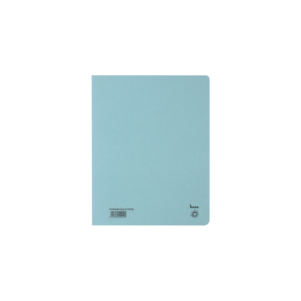 9003260550101 - Einschlagmappe 81700 A4 blau 250g 3 Klappen bis 250 Blatt 5 Stück