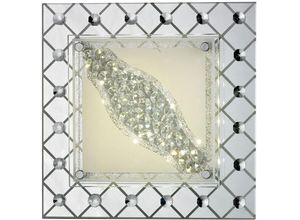 9003348109498 - - 13 Watt led Decken Wand Glas Lampe 1-flg eckig Kristall Wohnzimmer Beleuchtung 748037