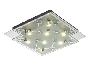 9003348113976 - - 8 Watt cob led Decken Lampe Leuchte Chrom Glas klar satiniert 740075