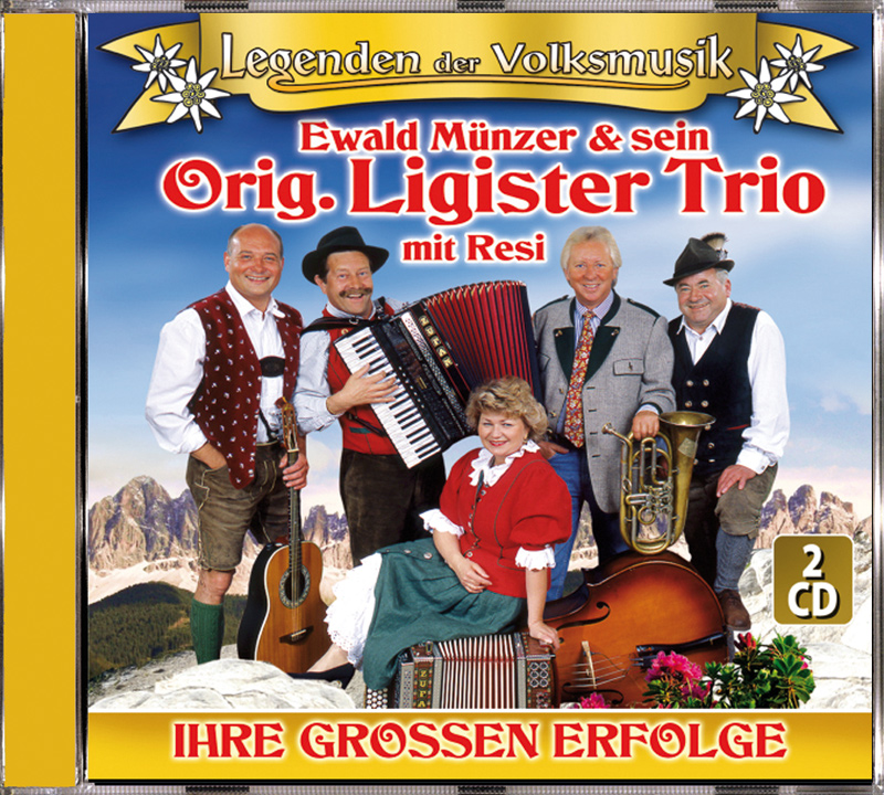9003549528623 - Ewald Münzer & sein Orig Ligister Trio - Ihre grossen ErfolgeLegenden der VM (2 CDs)