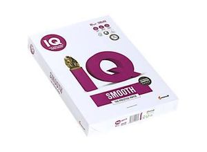 9003974420165 - Kopierpapier IQ Smooth DIN A3 80 g m² hochweiß 1 Paket = 500 Blatt