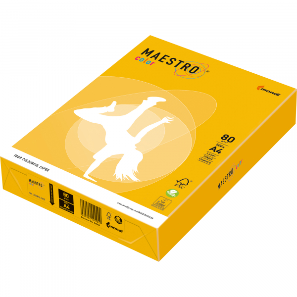 9003974422893 - Kopierpapier Maestro Color 9417-SY40A80S sonnengelb A4 80g 500 Blatt 9003974422893 500 Blatt