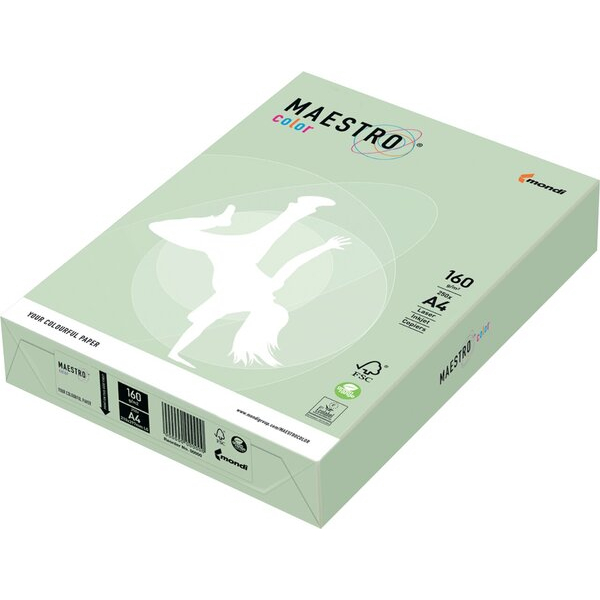 9003974424385 - Kopierpapier Maestro Color DIN A4 160gqm lindengrün 250 Blatt 9003974424385 Igepa Group