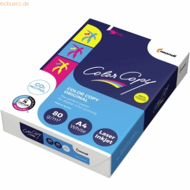 9003974457543 - Kopierpapier Color Copy DIN A4 80 g m² reinweiß 1 Paket = 500 Blatt