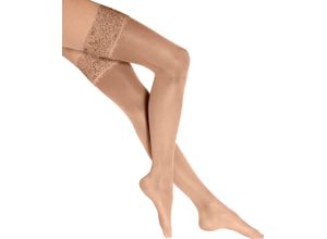 9003996318587 - Satin Touch Stay-Ups 20 den Spitze für Damen beige M