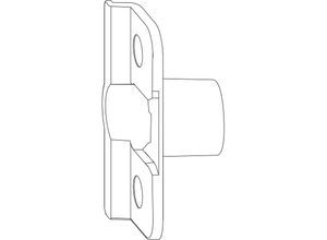 9004186701134 - Anpressverschluss einbohrbar Rahmenteil Eurofalz 24 mm 13V (357741) - Maco