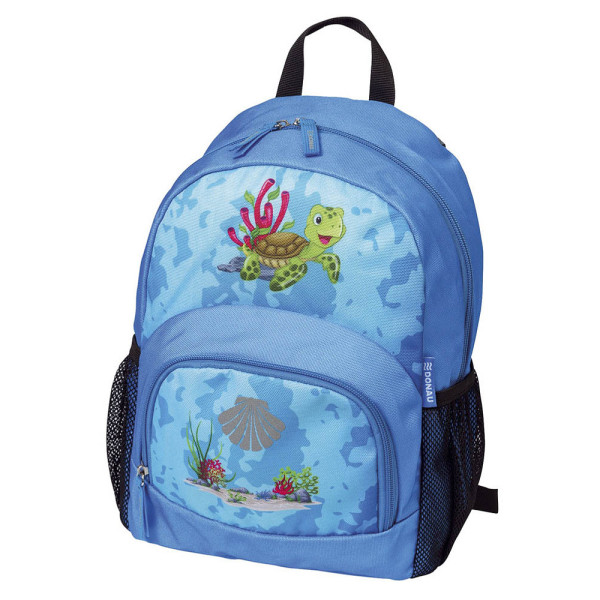 9004546419679 - Kindergartenrucksack Schildkröte Kunstfaser blau camouflage