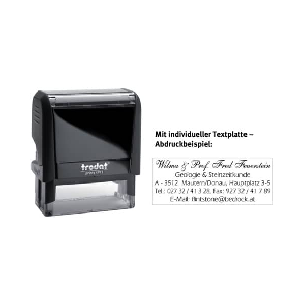 9004546463825 - Stempel Printy schwarz Kissen schwarz 9004546463825 trodat 9004546463825 - Stempel Printy schwarz Kissen schwarz 9004546463825 trodat