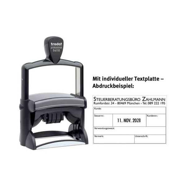 9004546464129 - Datumselbstfärber mit Platte 9004546464129 trodat 9004546464129 - Datumselbstfärber mit Platte 9004546464129 trodat