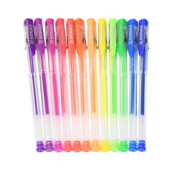 9004546527367 - Gelschreiber M Neon Etui 12 Stück  9004546527367 DONAU