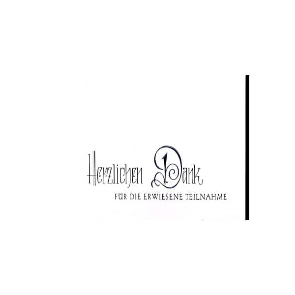 9004546561750 -  Trauerdank ohne Bl 5ST 9004546561750 Head 5 Stück