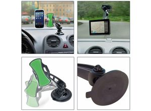 9005364130067 - Buri - Auto-Handyhalterung 360° Smartphonehalter Handy Smartphone Navi Halterung kfz