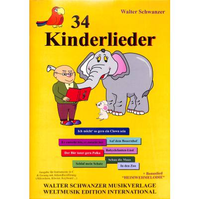 9005436002582 - 34 Kinderlieder