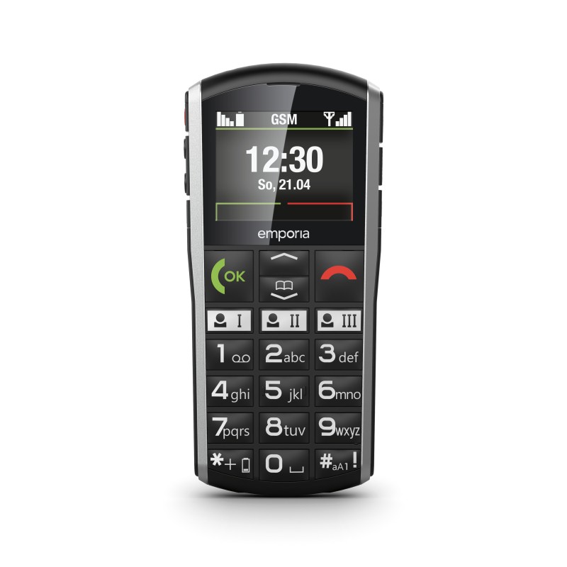 9005613161194 - emporiaSIMPLICITY V27 - Feature Phone - RAM 32 MB   Interner Speicher 64 MB - LCD-Anzeige - 220 x 176 Pixel - Schwarz